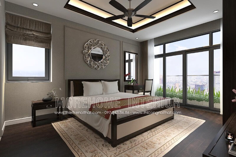 Giường ngủ chung cư hiện đại Giường ngủ chung cư hiện đại